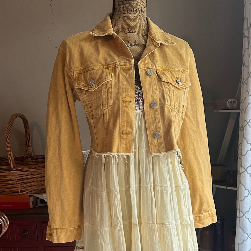 Guess Mustard Jean Jacket